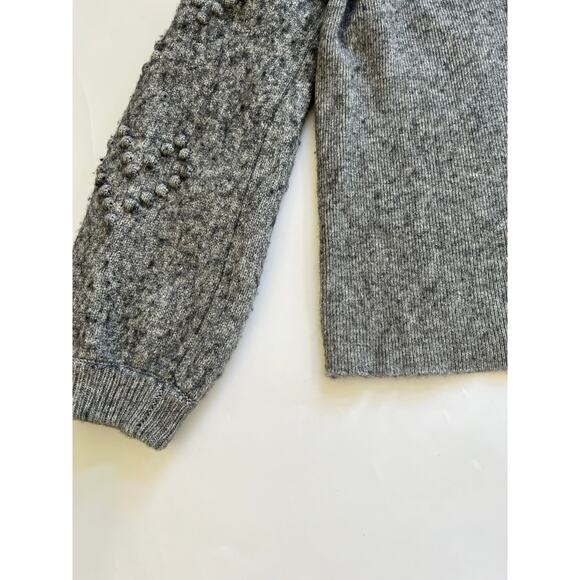 Splendid Womens XL Gray Textured Knit Sweater Cottagecore Lagenlook Boho - Picture 15 of 16